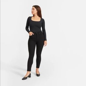 Curvy High Rose Skinny Crop Jean